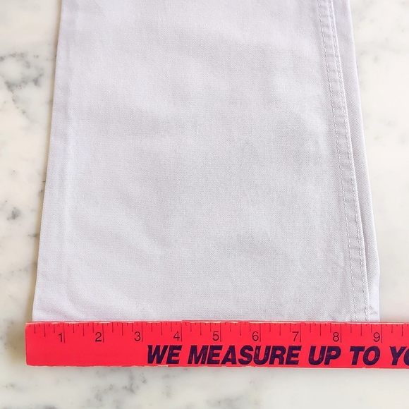 NWT. Girl's 100% cotton high rise flare jeans with embroidery. - Picture 4 of 5